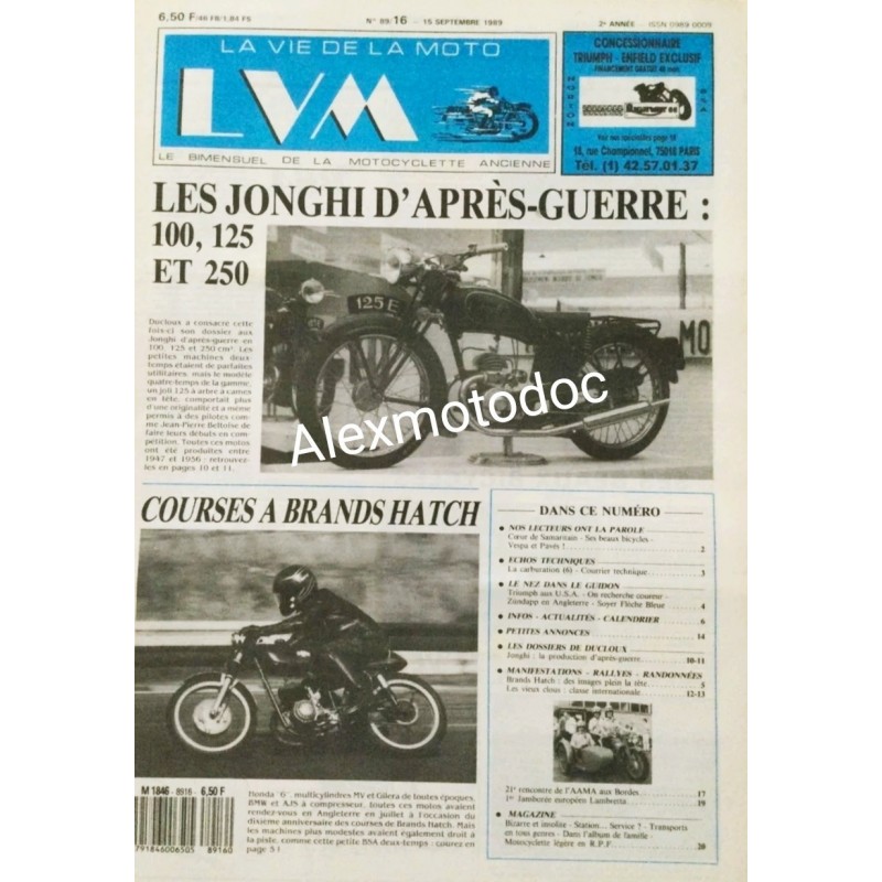 la vie de la moto n° 89/16